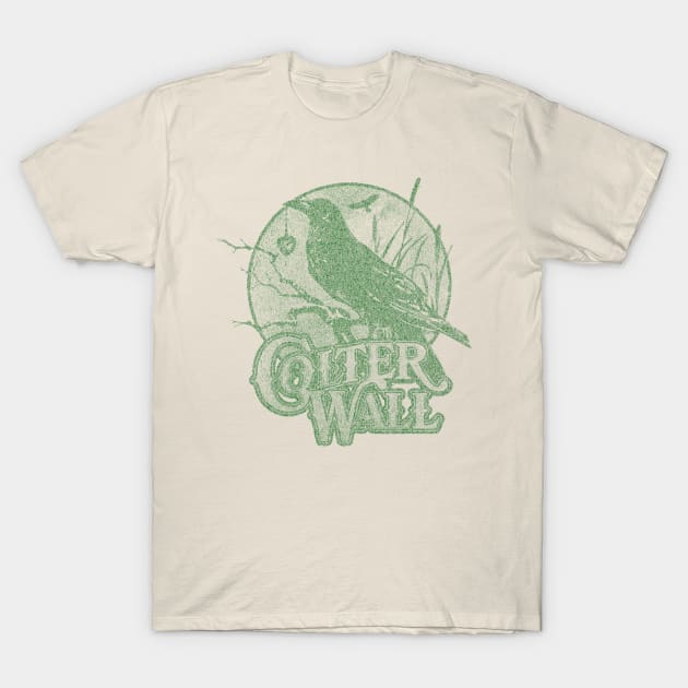 COLTER WAL PAPER//Green solid style T-Shirt by Loreatees